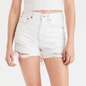 American Eagle Outfitters White Jean Shorts
